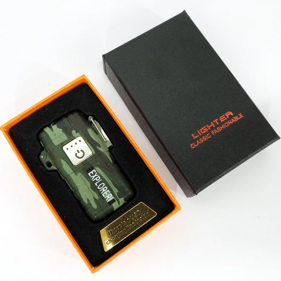 Запальничка імпульсна JL317 Explorer, Вітрозахисна запальничка, Запальничка юсб з гравіюванням | Зображення 9