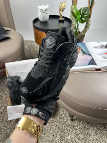 Кросівки Air Huarache All Black (шкіра , текстиль) весна / літо / осінь 37 | Зображення 7