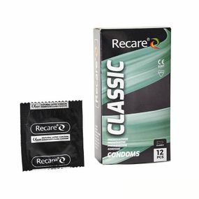 Презервативи Holographic Recare Classic Condoms 12 шт, класичні