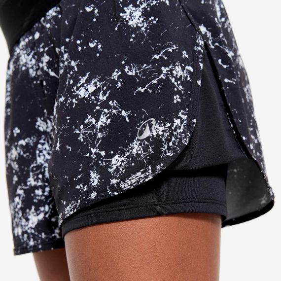 Шорти дитячі Multisports 2 в 1 чорні/білі - 12-13 р 149-59 см | Зображення 4