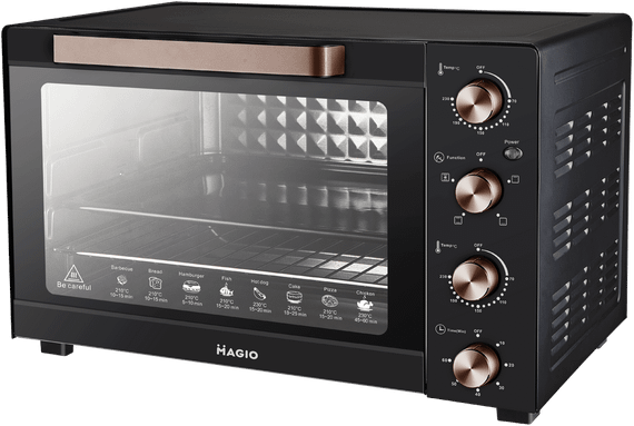 Електродуховка настільна Magio MG-251, 45 л, 1900 Вт, з конвекцією і таймером