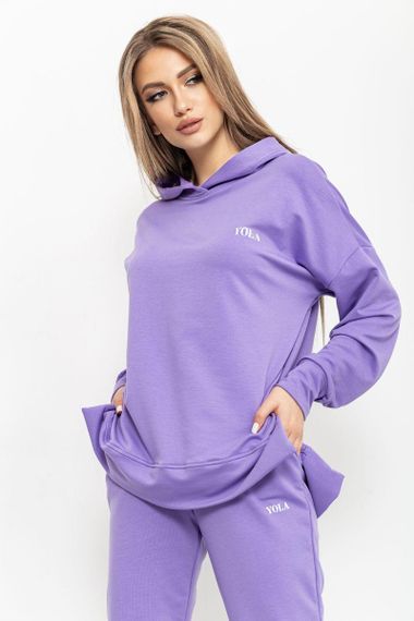 Спорт костюм женский двухнитка  цвет сиреневый 129R1515 | Зображення 3