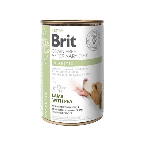 Корм Brit VD Dog Diabetes влажный для собак с диабетом 400 гр