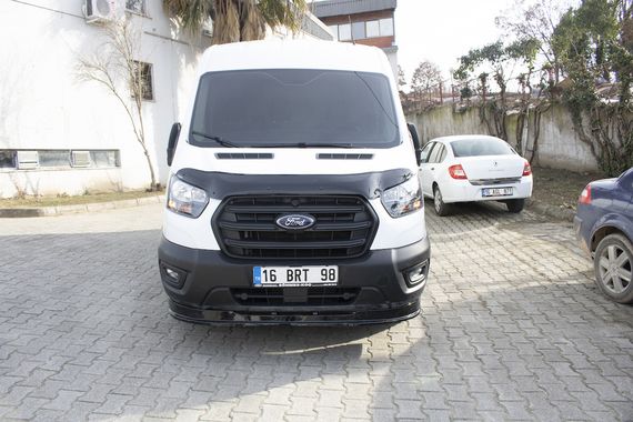 Передня лип накладка (2019-2024, ABS) для Ford Transit рр | Зображення 1