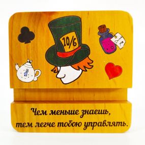 Підставка тримач для мобільного телефону, смартфона, планшета Аліса в країні чудес Alice in wonderland