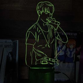 Акриловий світильник-нічник Чон Джонгук зелений tty-n001515