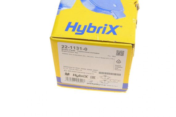 Колодки гальмівні задні Honda Civic X 1.0-2.0 16- 22-1131-0 | Зображення 9
