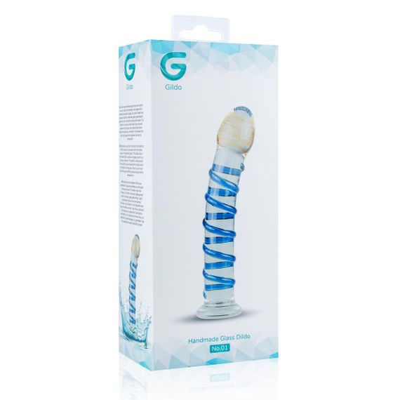 Скляний дилдо Gildo Glass Dildo No.1 Sex Aura | Зображення 4