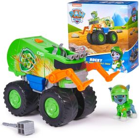 Paw Patrol Rescue Wheels Рятувальний сміттєвоз з водієм Роккі серії Мега колеса Щенячий патруль Оригінал