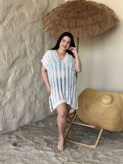 Жіноча пляжна туніка Plus Size | Зображення 3