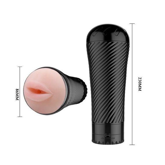 Мастурбатор ротик с вибрацией - Love Kiss, BM-00900T31Z-1 sexstyle | Зображення 6