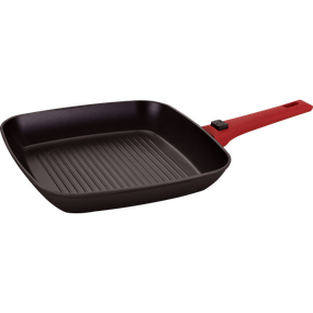 PEPPER PR-2209 Сковорідка гриль Агат зі з'ємною ручкою (greblon C2) 24x24 см