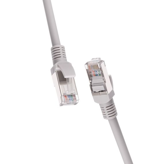 Патч-корд 2E  САТ 5e, FTP, 5м, 26AWG, RJ45, 7/0.16, Cu, LSZH, сірий (2E-PC5ECU-FTP5LSZH-GRY) | Зображення 3