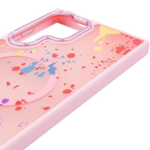 Чехол TPU+PC Flush with Magnetic Fit для Samsung Galaxy S25 Ultra  Baby pink | Зображення 3