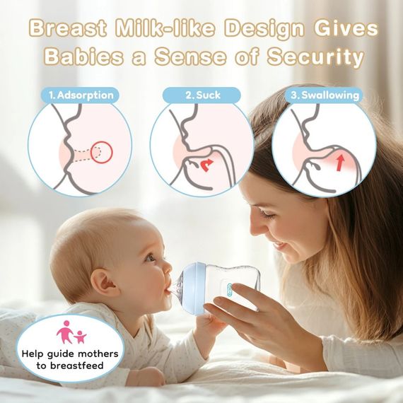 Бутылочка для кормления Dr.Isla Baby Bottle 330мл, 6+ мес, Розовая | Зображення 8
