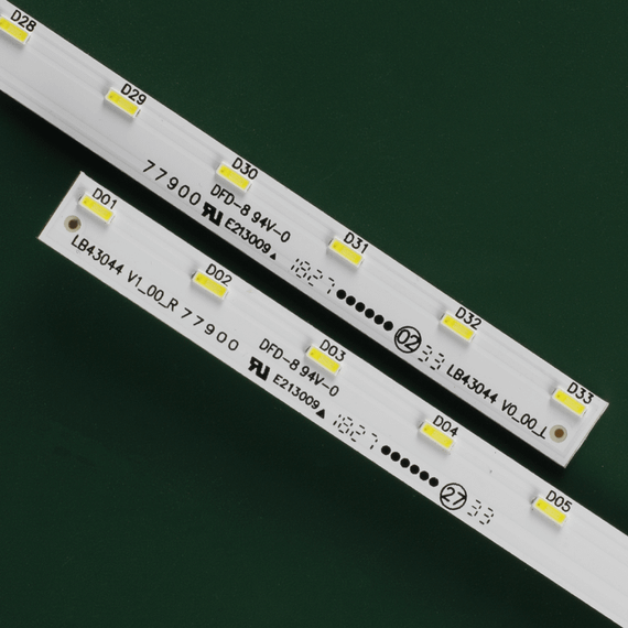LED підсвітка TV 43" LB43044 V0_00_L LB43044 V1_00_R KDL-43WF805 KDL-43W800F T430HVF03.2 74.43T08.004-00 2шт. | Зображення 3