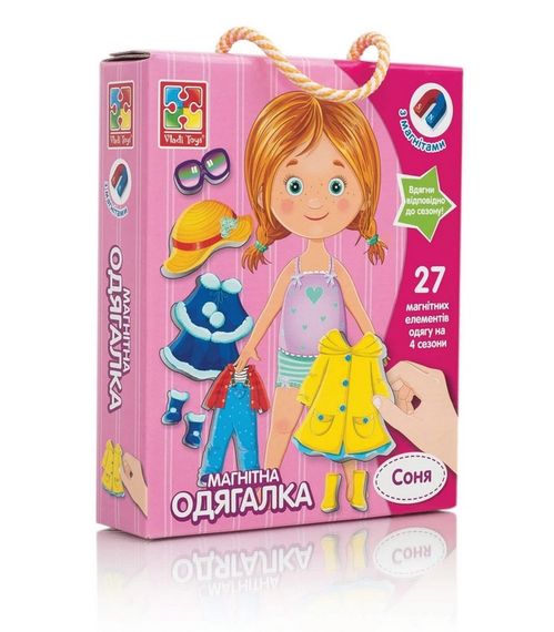 Магнітна гра-одягалка "Соня" VT3702-07 Vladi Toys, в коробці (4820195055977)