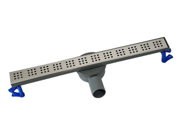 Сливной трап для душа Maxiflow Pera Line с горизонтальным выходом 80 см решетка Квадрат 3152.0Y050K.080.1