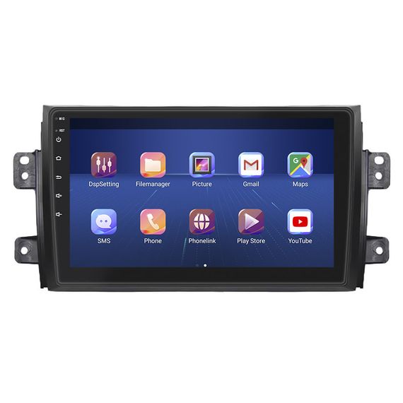 Штатная магнитола Lesko для Suzuki SX4 I (Classic) 2006-2009 экран 9" 4/64Gb 4G Wi-Fi GPS Top | Зображення 1