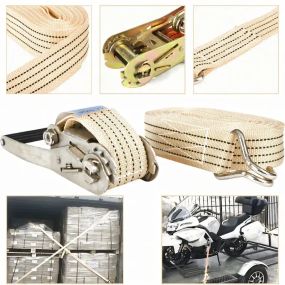 Страховочный Трос 2.1 m Лента транспортная с натяжителем Safety rope