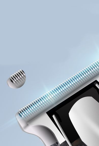 Професійна акумуляторна машинка для стрижки волосся з насадками XRPO KM-2621 зелена (40963-KM-2621) | Зображення 2