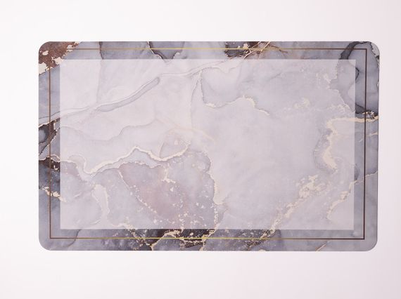Набір килимків для ванної та туалету Grey Marble 50*80/40*50 см Yiwu HP-42-178 | Зображення 3