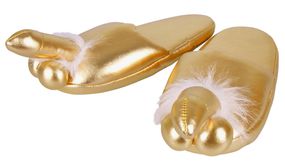 Тапочки - Golden Penis Puschen sexstyle