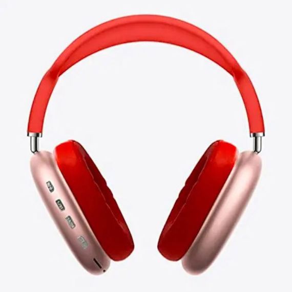 Бездротові навушники Bluetooth P9 STEREO, Бездротові bluetooth earphones. Колір: червоний | Зображення 3
