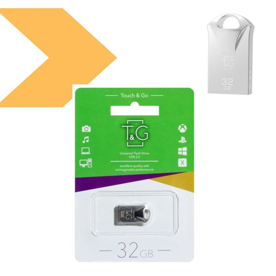 Флеш накопитель USB 32GB металевий корпус T&amp;G 106 3.0 (MER-14617_217) | Зображення 1