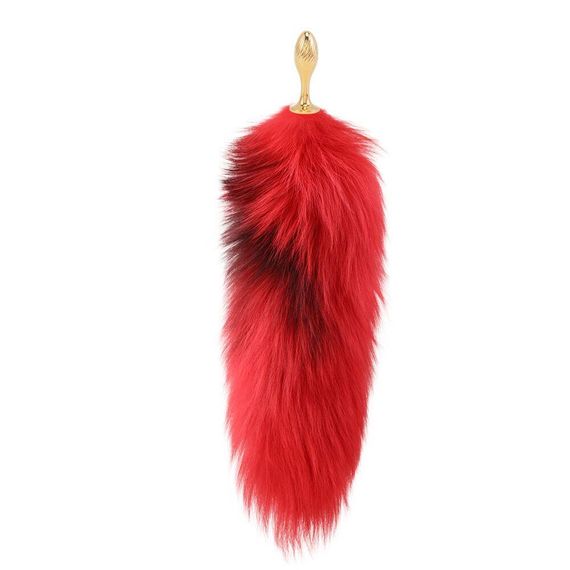 Анальна пробка з хвостом лисиці LOCKINK SEVANDA Red Vixen Set with Pear-shape Plug Sex Aura | Зображення 1
