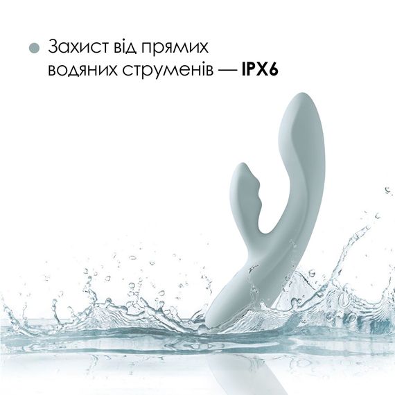 Смарт вібратор-кролик Svakom Chika, 2 незалежні мотори, підігрів до 38 °C | Зображення 7