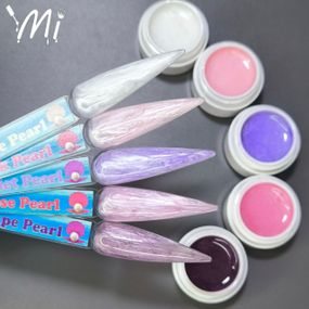 Набір перлинних гелів для нарощення нігтів Mi Pearl №1 по 5мл (5шт)