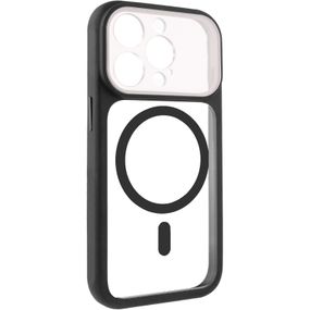 Чохол TPU+PC GETMAN Moon Clear with Magnetic Fit для Apple iPhone 13 Pro (6.1") Black