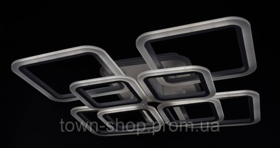 Люстра потолочная LED с пультом A2400/4+4-RGB-wh Белый 11х59х59 см. | Зображення 4