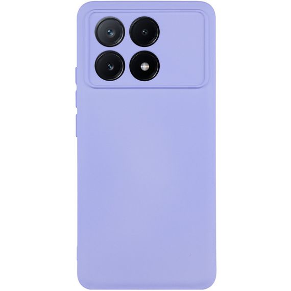Чехол Silicone Cover Lakshmi Full Camera (A) для Xiaomi Poco X6 Pro Сиреневый / Dasheen