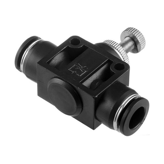 Цангове пряме з'єднання з регулятором, для поліуретанових та ін. шлангів 10*10 мм INTERTOOL PT-2398 | Зображення 1