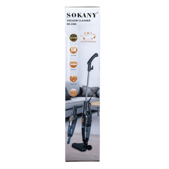 Пылесос Sokany SK3389 вертикальный 1000 Вт | Зображення 9