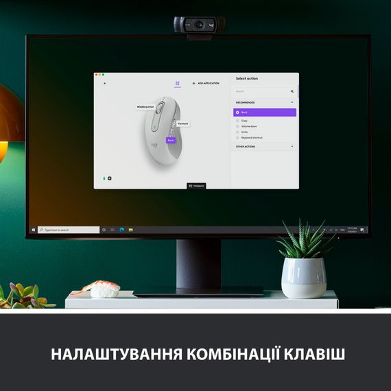 Мишка Logitech Signature M650 L Wireless LEFT Off-White (910-006240) | Зображення 3