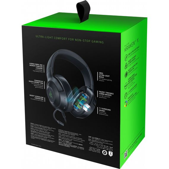 Навушники Razer Kraken V3 X USB Black (RZ04-03750300-R3M1) | Зображення 6