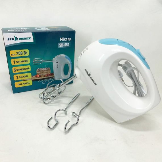 Мощный миксер SeaBreeze SB-051 / Хороший миксер / Ручной миксер CV-932 для кухни | Зображення 9