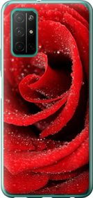 Чехол на Huawei Honor 30S Красная роза "529u-1897-17620"