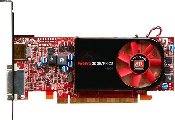 Дискретна відеокарта AMD Firepro V3800, 512 MB DDR3, 64-bit / 1x DVI, 1x DispleyPort б/в | Зображення 4