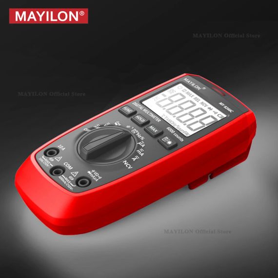 Мультиметр MAYILON MY8236B/C Професійний цифровий амперметр змінного/постійного струму, вольтметр, Гц, омметр, неперервність NCV, електричний мультитестер. | Зображення 1