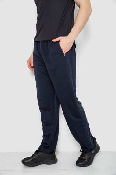 Спорт штани чоловічі, колір темно-синій, 244R41250 | Зображення 2