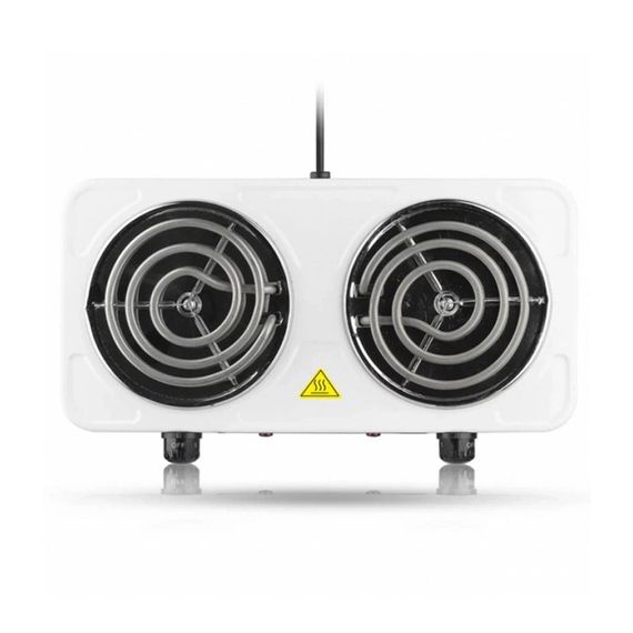 Електроплита спіральна на 2 конфорки, 2000 Вт, RAF 8020B / Електрична двоконфоркова плита | Зображення 3