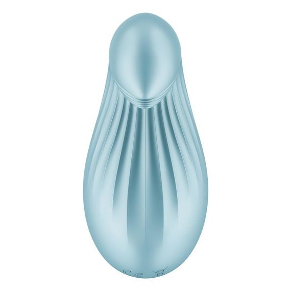 Вібратор Satisfyer Dipping Delight Light Blue, 2 мотори, гнучкий кінчик | Зображення 4