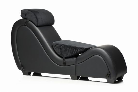 Секс-крісло з подушками Master Series Kinky Sex Lounge with Cushions — Black sexstyle | Зображення 1
