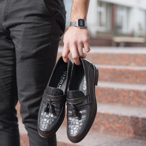 Коричневые лоферы VadRus 45 размер