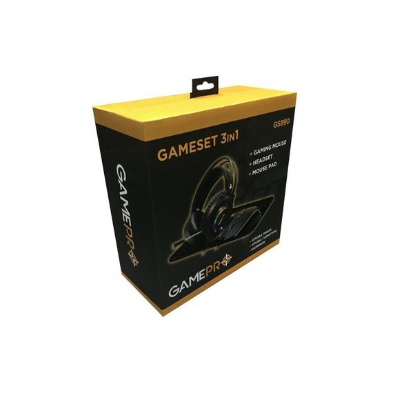 Мишка GamePro GS890 Combo 3 в 1 миша + ігрова поверхня + гарнітура (GS890) | Зображення 2