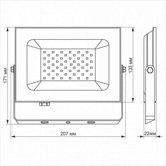 LED прожектор TITANUM TLF506 50W 6000K | Зображення 1